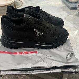 Prada
Men's Prax Triangle Logo Runner Sneakers